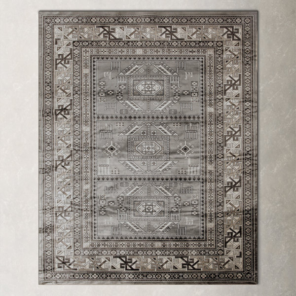 Ovid Viscose Gray Rug & Reviews AllModern